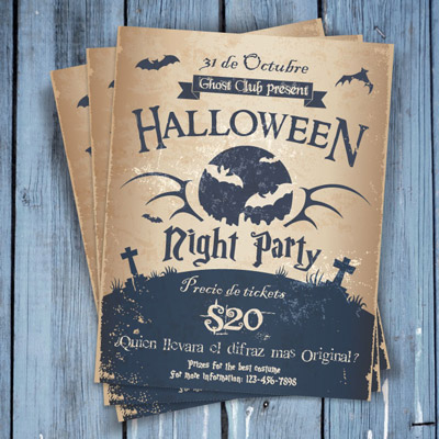 Dise&ntilde;o de flyers y tarjetas